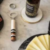 Cristina Oria Otros Accesorios De Bebidas^Abridor De Botellas De Mármol Y Detalle De Madera