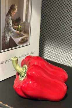 Cristina Oria Piezas Decorativas^Adorno Diseño Pimiento Rojo
