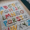 Cristina Oria Otros Textil|Minichef^Alfombra De Algodón Rectangular Diseño Abecedario