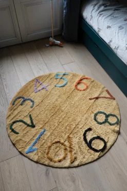 Cristina Oria Otros Textil|Minichef^Alfombra De Algodón Redonda Diseño Números