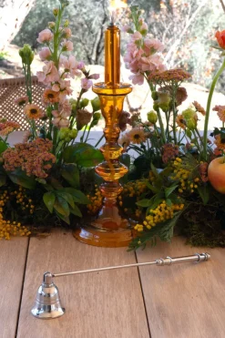 Cristina Oria Piezas Decorativas^Apagavelas Plateado