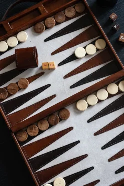 Cristina Oria Juegos De Mesa^Backgammon De Cuero