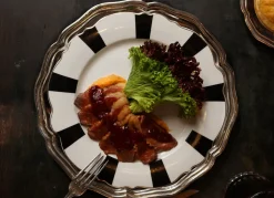 Cristina Oria Platos Y Bajoplatos^Bajoplato De Plata Co