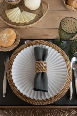 Cristina Oria Platos Y Bajoplatos^Bajoplato De Ratán Marrón Natural