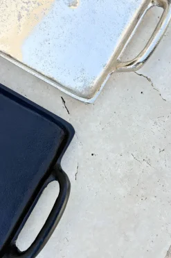 Cristina Oria Bandejas^Bandeja Alargada Plateada