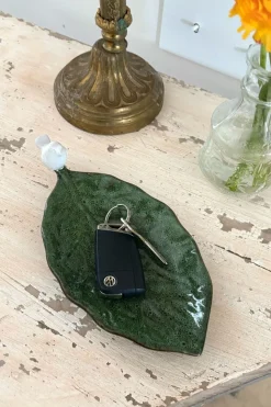 Cristina Oria Bandejas^Bandeja Con Diseño De Hoja Y Figura De Pájaro