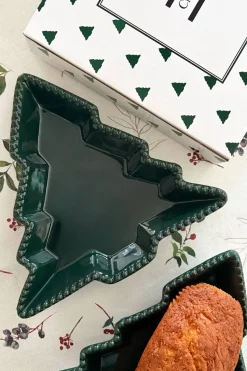 Cristina Oria Bandejas^Bandeja Con Diseño De Árbol Verde Grande