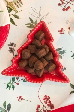 Cristina Oria Bandejas^Bandeja Con Diseño De Árbol Roja Mediana