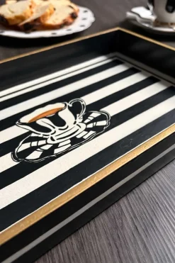 Cristina Oria Bandejas^Bandeja Decorativa Pintada a Mano con Diseño CO