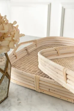 Cristina Oria Bandejas^Bandejas Rectangulares De Ratán