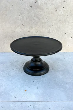 Cristina Oria Accesorios De Mesa^Base Con Pie Negra Pequeña