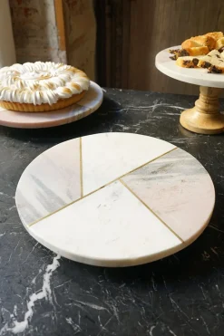 Cristina Oria Accesorios De Mesa|Tablas^Base Giratoria Redonda Mármol Co