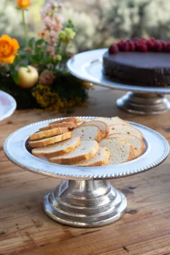 Cristina Oria Accesorios De Mesa^Base Plateada Con Detalle Tallado En Su Borde