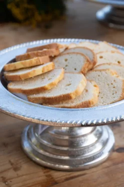 Cristina Oria Accesorios De Mesa^Base Plateada Con Detalle Tallado En Su Borde