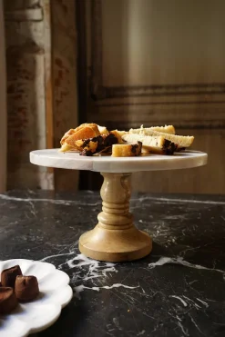 Cristina Oria Accesorios De Mesa^Base Tarta Bicolor Mármol Co