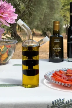 Cristina Oria Despensa|Cajas Y Bolsas Gourmet^Bolsa Aceite Cornicabra & Aceitera Y Vinagrera