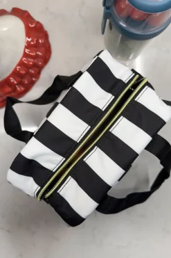 Cristina Oria Bolsos, Bolsas Y Neceseres|Otros Textil^Bolsa Isotérmica Blanca Y Negra Con Mensaje “Delicious Moments”