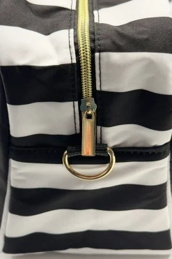 Cristina Oria Bolsos, Bolsas Y Neceseres|Otros Textil^Bolsa Isotérmica Blanca Y Negra Con Mensaje “Delicious Moments”