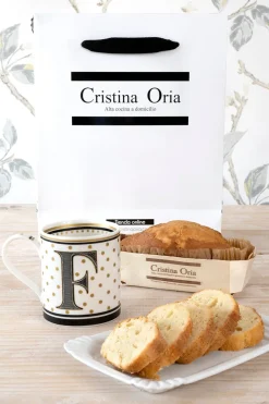 Cristina Oria Menaje Iniciales|Tazas Y Teteras^Bolsa Taza Iniciales & Bizcocho