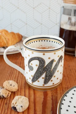 Cristina Oria Menaje Iniciales|Tazas Y Teteras^Bolsa Taza Iniciales & Bizcocho