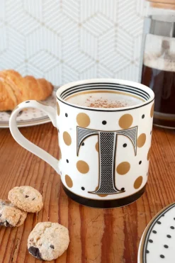 Cristina Oria Menaje Iniciales|Tazas Y Teteras^Bolsa Taza Iniciales & Galletas Sin Gluten