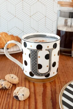 Cristina Oria Menaje Iniciales|Tazas Y Teteras^Bolsa Taza Iniciales & Galletas Sin Gluten