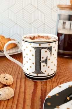 Cristina Oria Menaje Iniciales|Tazas Y Teteras^Bolsa Taza Iniciales & Galletas Sin Gluten