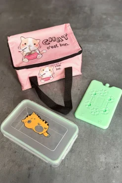 Cristina Oria Para Llevar|Minichef^Bolsa Térmica Con Fiambrera Kawaii