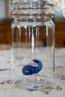Cristina Oria Jarras Y Botellas^Botella De Cristal Con Figura Ballena