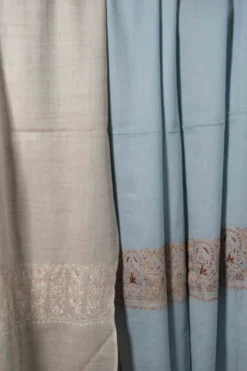 Cristina Oria Bufandas Y Pashminas^Bufanda Grande De Cashmere Lisa Con Bordado