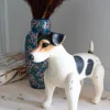 Cristina Oria Piezas Decorativas^Caja Con Diseño De Jack Russel