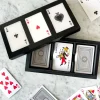 Cristina Oria Juegos De Mesa^Caja De Madera Alargada Con 3 Juegos De Cartas