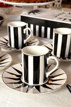 Cristina Oria Tazas Y Teteras^Caja De Regalo Tazas Y Platos Espresso Circus