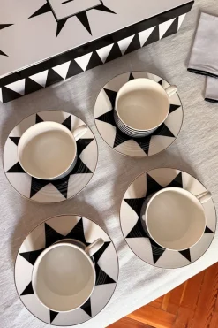 Cristina Oria Tazas Y Teteras^Caja De Regalo Tazas Y Platos Circus