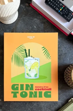 Cristina Oria Piezas Decorativas^Caja Decorativa Con Diseño De Libro De Cócteles