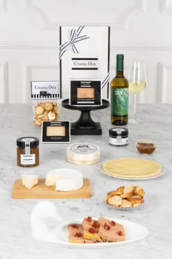 Cristina Oria Cajas Y Bolsas Gourmet|Cajas Y Bolsas Gourmet^Caja Foie, Cheese & Wine