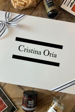 Cristina Oria Packaging Especial|Packaging Especial^Caja Grande Co Con Papel De Seda Y Lazo