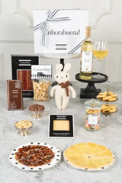 Cristina Oria Cajas Y Bolsas Gourmet|Cajas Y Bolsas Gourmet^Caja Recién Mamá Capricho Gourmet & Conejo Con Lazo CO