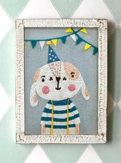 Cristina Oria Cajas Y Bolsas Gourmet|Cajas Y Bolsas Gourmet^Caja Recién Mamá Picoteo & Cuadros Bordados