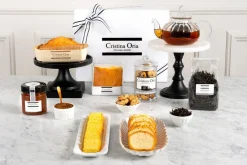 Cristina Oria Cajas Y Bolsas Gourmet|Cajas Y Bolsas Gourmet^Caja Tetera De Cristal, Té & Dulces
