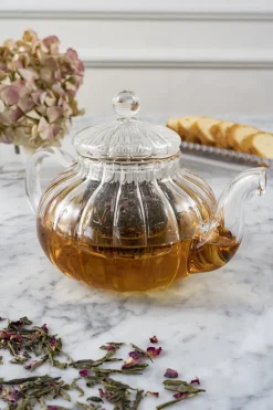 Cristina Oria Cajas Y Bolsas Gourmet|Cajas Y Bolsas Gourmet^Caja Tetera De Cristal, Té & Dulces