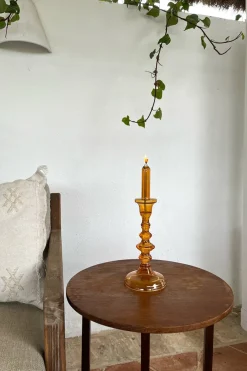 Cristina Oria Candelabros Y Portavelas^Candelabro De Aceite Ámbar Pequeño