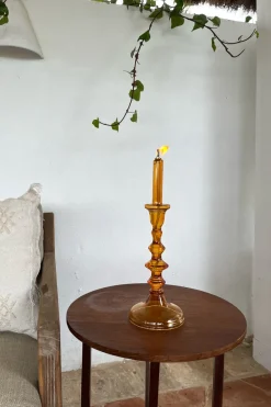 Cristina Oria Candelabros Y Portavelas^Candelabro De Aceite Ámbar Grande