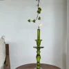 Cristina Oria Candelabros Y Portavelas^Candelabro De Aceite Verde Pequeño
