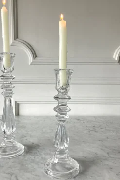 Cristina Oria Candelabros Y Portavelas^Candelabro De Cristal Pequeño