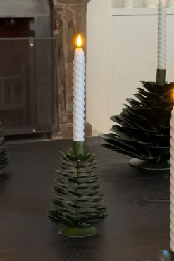 Cristina Oria Candelabros Y Portavelas^Candelabro De Hierro Con Diseño De Árbol Verde