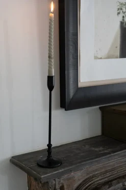 Cristina Oria Candelabros Y Portavelas^Candelabro Metálico Negro Grande