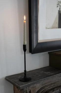 Cristina Oria Candelabros Y Portavelas^Candelabro Metálico Negro Mediano