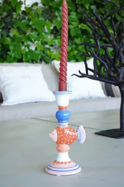 Cristina Oria Candelabros Y Portavelas^Candelabro Pez Naranja