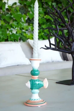 Cristina Oria Candelabros Y Portavelas^Candelabro Pez Verde